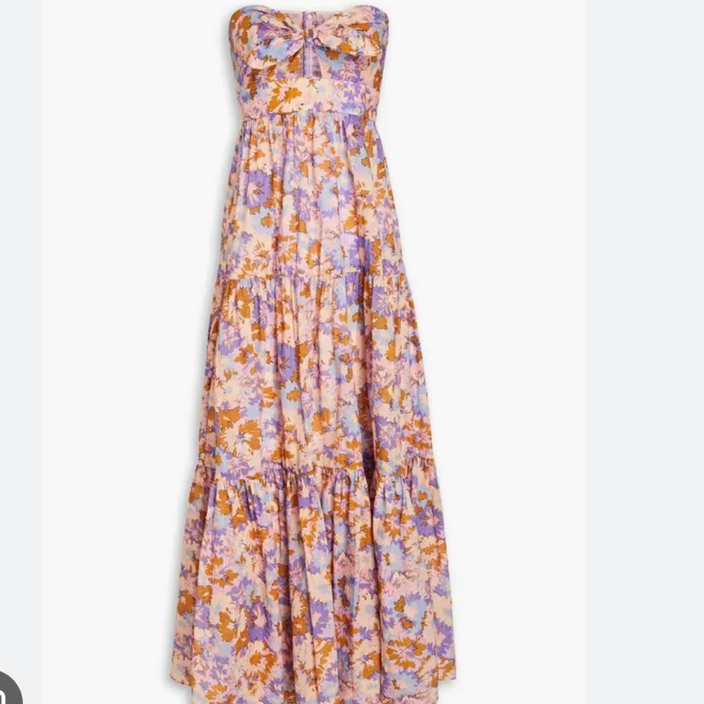Zimmermann Floral Maxi Dress - Purple and Orange - Picture 2 of 2